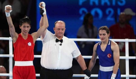 Milli boksör Esra Yıldız Kahraman'dan bronz madalya