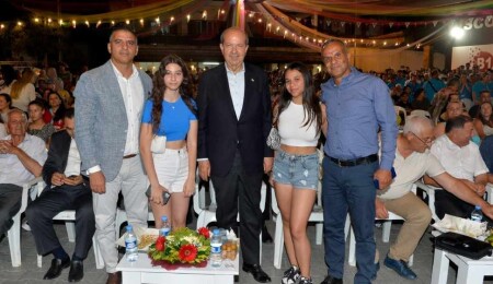Cumhurbaşkanı Ersin Tatar, 11. Lapta Turizm Festivali’ne katıldı