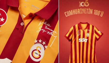 Galatasaray’dan cumhuriyetimizin 100. yılına özel forma