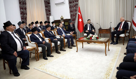 Zorlu Töre, İstanbul Kağıthane Belediye Başkanı’nı ve 1974 gazilerini kabul etti