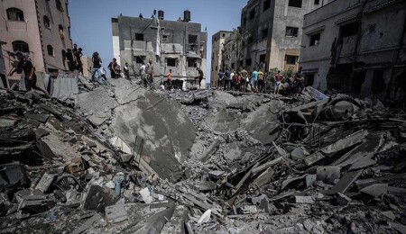 İsrail'in Gazze Şeridi'ne hava saldırıları dördüncü gününde de sürüyor