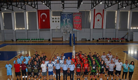 İtfaiye Haftası Etkinlikleri... Voleybol Turnuvası’nın açılış seremonisi yapıldı
