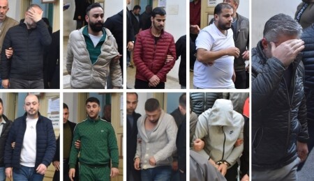 Mekana alınmadılar, güvenlik görevlilerine silah çektiler: 9 zanlı 3 gün tutuklu kalacak