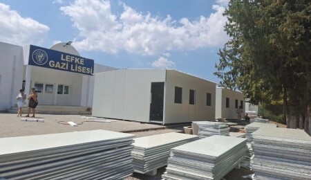 AYK: Lefke Gazi Lisesi restorasyon çalışmaları bilimsel ve sistematik şekilde sürüyor