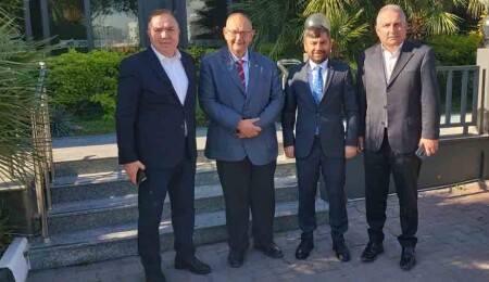 RTÜK Başkan Yardımcısı İbrahim Uslu, YYK Başkanı Hansel ile görüştü