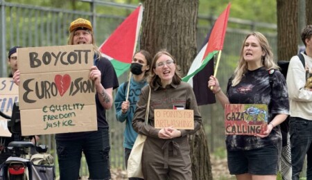 Hollanda'da kamu yayıncısına İsrail'in katıldığı "Eurovision"u yayınlamama çağrısı