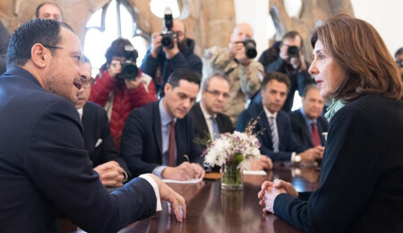 Maria Angela Holguin Cuellar adadaki toplantılarının “çok iyi” geçtiğini söyledi