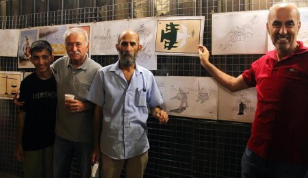 Işık Kitapevi Fuarı, "Gazze ile Dayanışma ve Çözümsüz Kıbrıs” konulu karikatür sergisi ile devam ediyor…