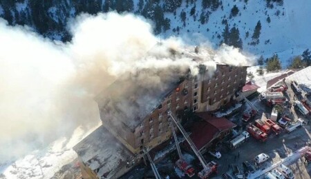 Bolu Kartalkaya'daki Grand Kartal Otel yangını davasının 2. duruşması başladı