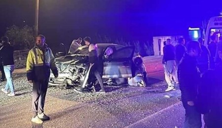 Girne - Güzelyurt ana yolunda iki araç yüz yüz çarpıştı: 19 yaşındaki Barış Ağca yaşamını yitirdi!