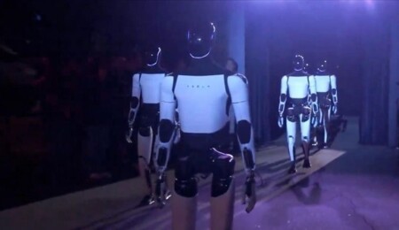 Tesla CEO'su Elon Musk, robotaxi, robovan ve Optimus robotlarını tanıttı