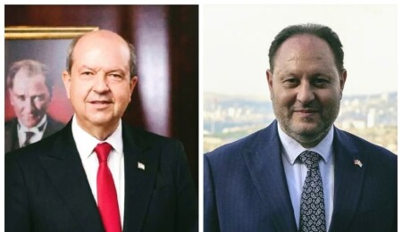 Cumhurbaşkanı Ersin Tatar, yeni Meclis Başkanı Ziya Öztürkler'i kutladı