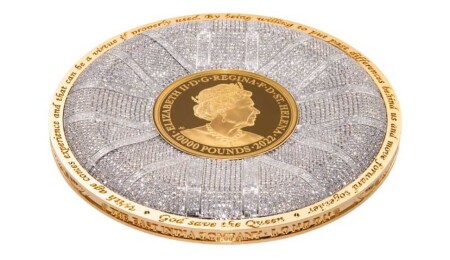 Kraliçe II. Elizabeth anısına 23 milyon dolarlık dev madeni para tasarlandı