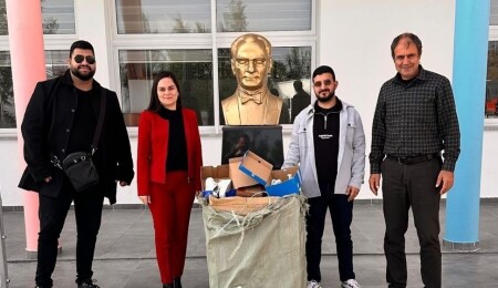 Lefkoşa Gençlik Derneği, Haspolat ve Değirmenlik ilkokullarına bağışta bulundu