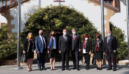 Cumhurbaşkanı Tatar Lions Kulüpleri heyetini kabul etti