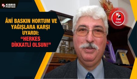 Kıbrıs Postası’na konuşan Fehmi Oktay: “Kasım'da yağış mevsim normalleri üzerinde olacak”