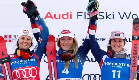 ABD'li kayakçı Mikaela Shiffrin, adını tarihe yazdırdı