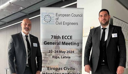 Abdullah Ekinci ve Ahmed Erkmen, ECCE Genel Kurulu’na katıldı