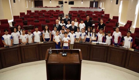 Mustafa Çağatay İlkokulu öğrencileri, Meclis’i ziyaret etti