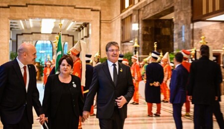 Ünal Üstel, Erdoğan’ın “Göreve Başlama Töreni”ne katıldı