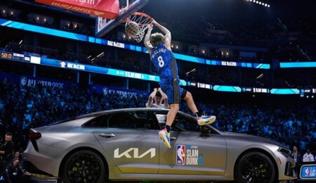 Görenler gözlerine inanamadı: NBA All Star'da tarihe geçen smaç performansı