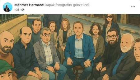 Mehmet Harmancı, Tufan Erhürman’la olan resmini kapak fotoğrafı yaptı