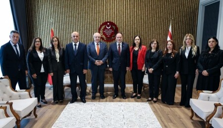 Meclis Başkanı Öztürkler, Türkiye'den gelen siyasi parti temsilcilerini kabul etti