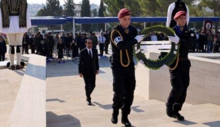 Güney Kıbrıs’ta, Barış Harekatı’nın yıldönümü sebebiyle anma ve kınama etkinlikleri yapıldı