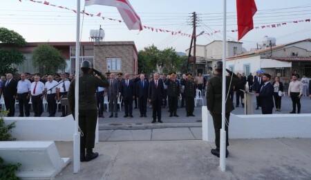 Alaminyo şehitleri anıldı: Kıbrıs Türk halkı sevinci, mutluluğu ve acıyı birlikte yaşadı