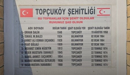 Üstel, Topçuköy Şehitlerini andı: Bu onurlu yaşamı şehitlerimize ve gazilerimize borçluyuz