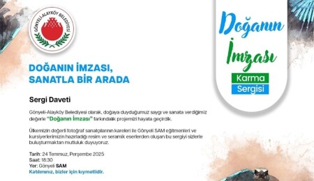 “Doğanın İmzası, Sanatla Bir Arada” karma sergisi yarın Gönyeli SAM'da açılıyor