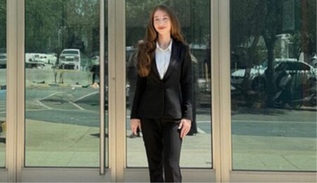 DAÜ mezunu Halide Unuz, kamu sınavında birincilik elde ederek Nalbantoğlu’nda işe başladı