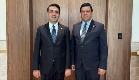 DAÜ Rektörü Kılıç, YTB Başkanı Turus ile iş birliği fırsatlarını görüştü