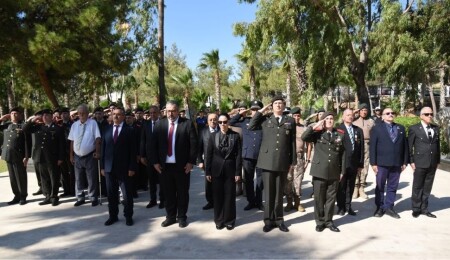19 Eylül Gazileri Anma Günü nedeniyle Boğaz Şehitliği'nde tören düzenlendi
