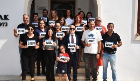 TAK personeli Kahve Dünyası Lefkoşa Maratonu’na kayıt yaptı