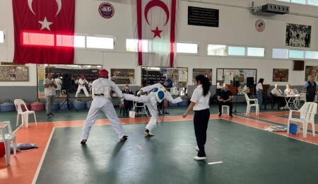 Girne’de Uluslararası Taekwondo ve Karate müsabakaları başladı