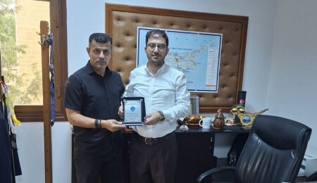 Mağusa Spor Akademisi Derneği Başkanı Ogan’dan Ömer Osman Demirbaş’a nezaket ziyareti