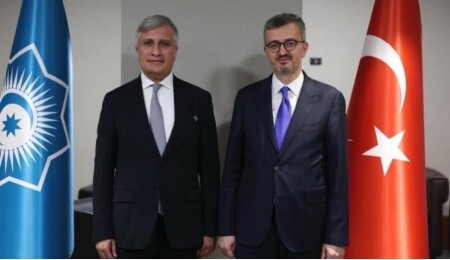 Buranettin Duran, TDT Genel Sekreter Yardımcısı Kocaman ile görüştü