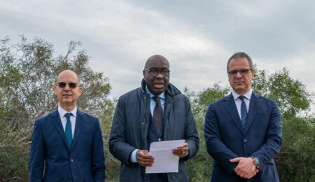 Metehan geçiş noktasının genişletilmesi projesi tamamlanıyor, temsilciler bir araya geldi