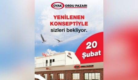 OYAK Ordu Pazarı, Kıbrıs’ta yenilenen yüzüyle hizmet vermeye devam ediyor.