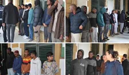 Ülkede izinsiz ikamet eden 24 zanlıya 1 hafta ek tutukluluk