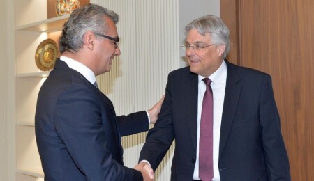 Tufan Erhürman, Almanya’nın Lefkoşa Büyükelçisi Jugel’ı kabul etti