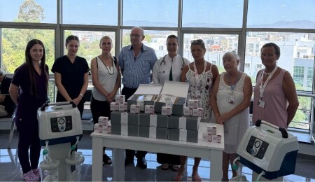 Heartbeat Derneği'nden Barbara Fursman anısına tıbbi cihaz bağışı