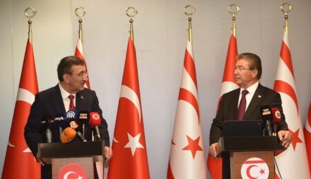Cevdet Yılmaz-Ünal Üstel basın toplantısı: Doğalgaz mutabakatı KKTC'nin gelecek 100 yılını şekillendirecek