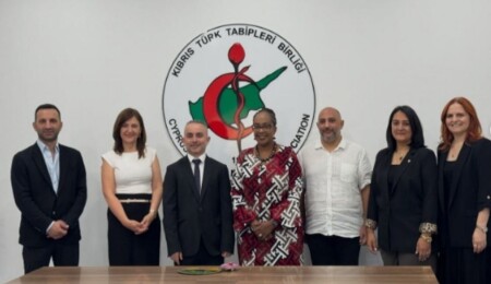 Dünya Tabipler Birliği Başkanı Dr. Jacqueline Kitulu KKTC'ye geldi