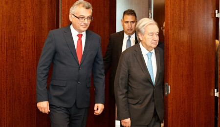 Tufan Erhürman, Antonio Guterres ile görüştü: Güven yaratıcı önlemler gündemdeydi