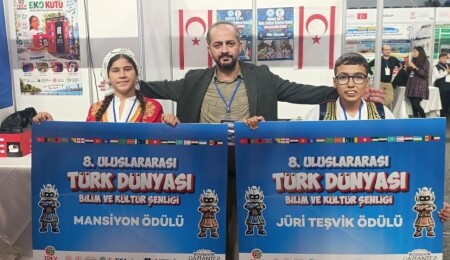 Hala Sultan İlahiyat Koleji öğrencilerinden uluslararası şenlikte çifte ödül