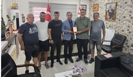 Yeniboğaziçi Belediye Başkanı Katip Demir’e Mormenekşe GBSK'den teşekkür ziyareti