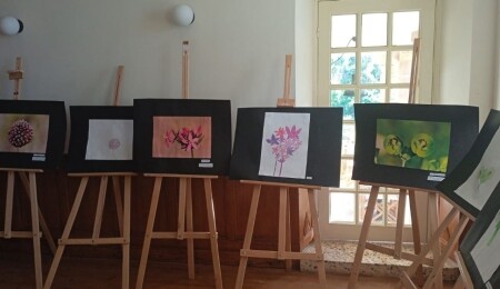 DAÜ organizasyonu ile SOS Çocuk Köyü'nün resim sergisi gerçekleştirildi