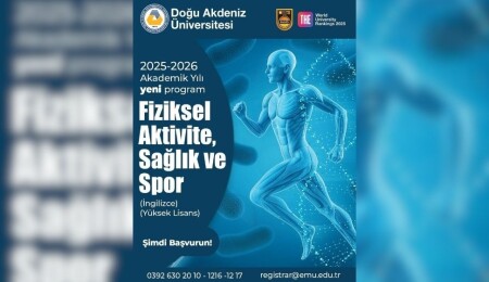 DAÜ’de, Fiziksel Aktivite, Sağlık ve Spor tezli yüksek lisans programı başlıyor